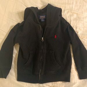 Polo zip up hoodie size 3T